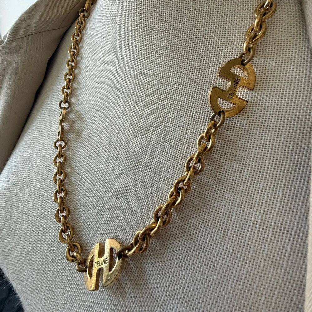 CELINE Maillon Triomphe Necklace - Picture 1 of 10